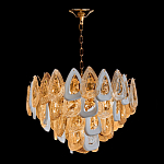 Люстра с многослойными белыми и прозрачными подвесками Character Chandelier варинант исполнения - 4 | Loft Concept в Саратове