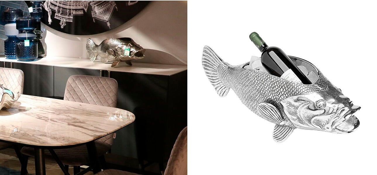 Чаша серебряная Рыбка Silver Fish Чаша серебряная Рыбка Silver Fish - Loft-Concept в Саратове