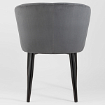 Мягкое кресло на металлических ножках Shaggy Dark Grey варинант исполнения - 3 | Loft Concept в Саратове