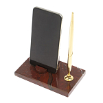 Подставка для телефона с ручкой из натурального камня креноид Natural Stone Stand варинант исполнения - 3 | Loft Concept в Саратове