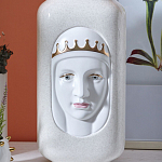 Ваза с золотисто-белыми фрагментами Faces of Imagination варинант исполнения - 5 | Loft Concept в Саратове