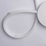 Люстра белого цвета с тремя изогнутыми светодиоидными плафонами Luke Lampco Tracer Lamp варинант исполнения - 3 | Loft Concept в Саратове