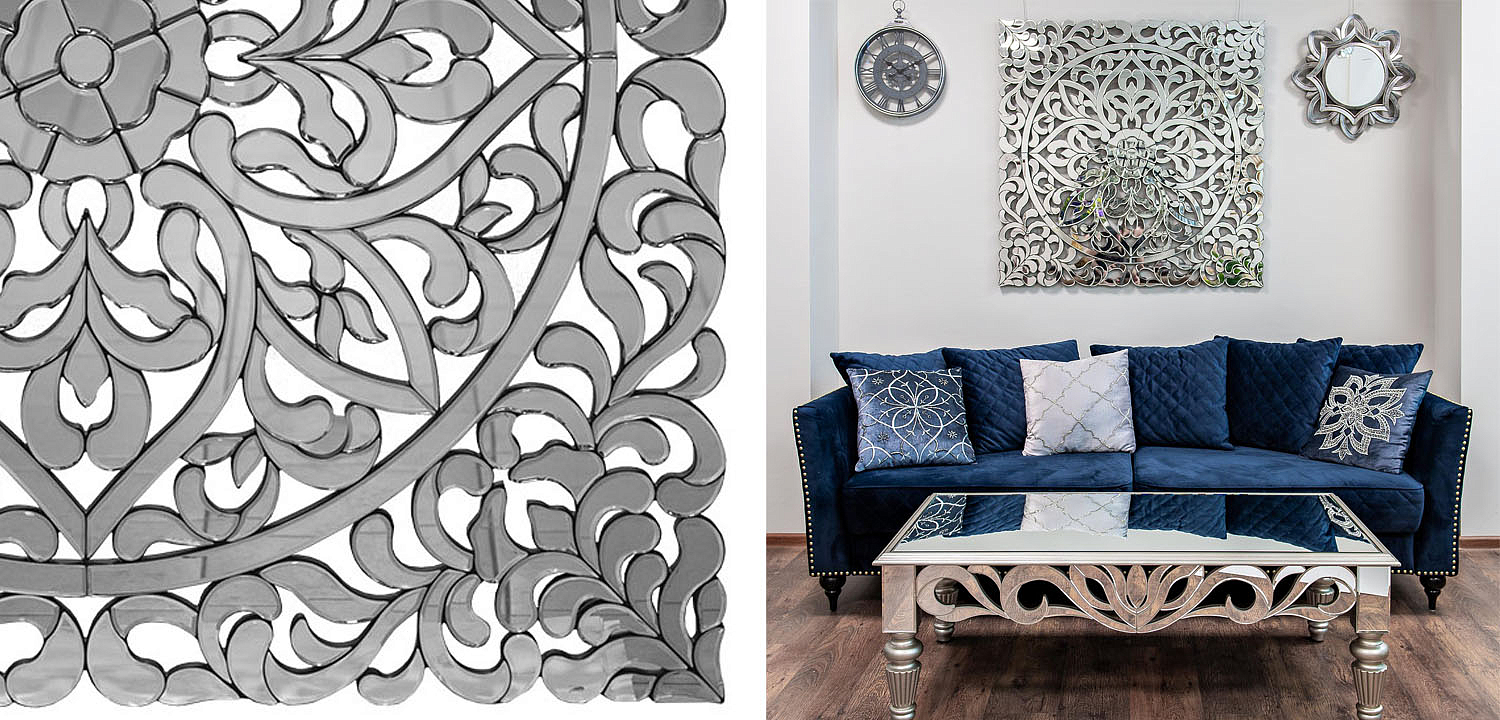 Зеркальное панно Openwork Mirror Square - Loft-Concept в Саратове