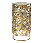 Столик приставной с цветочной резной фактурой Madagascar варинант исполнения - 1 | Loft Concept в Саратове