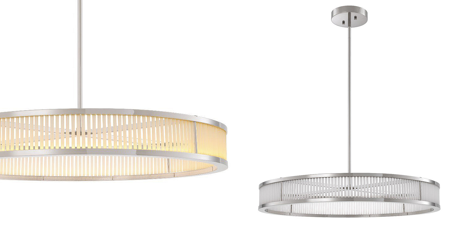Люстра Eichholtz Chandelier Thibaud L Nickel Люстра Eichholtz Chandelier Thibaud L Nickel - Loft-Concept в Саратове
