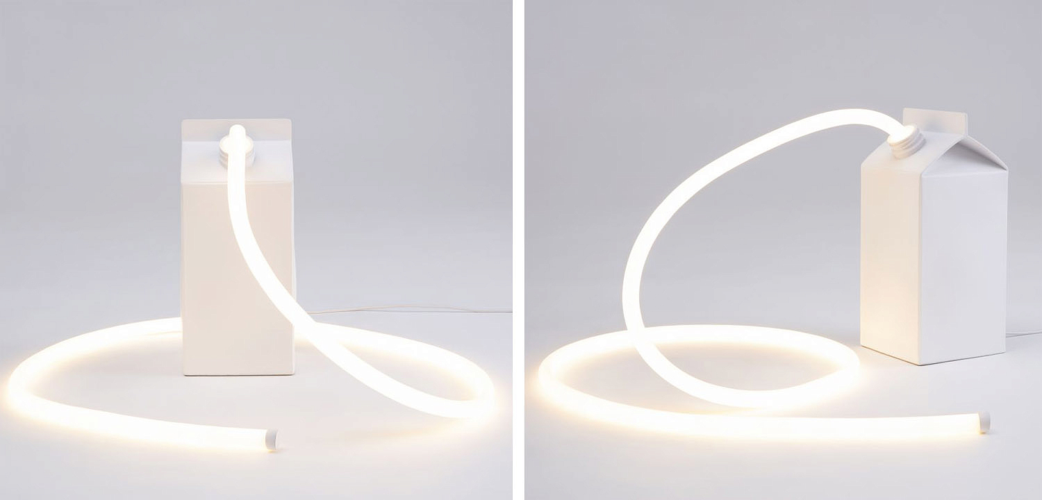 Настольная лампа Seletti Daily Glow Milk Настольная лампа Seletti Daily Glow Milk - Loft-Concept в Саратове