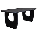 Обеденный стол из массива акации Veras Black Dining Table варинант исполнения - 1 | Loft Concept в Саратове