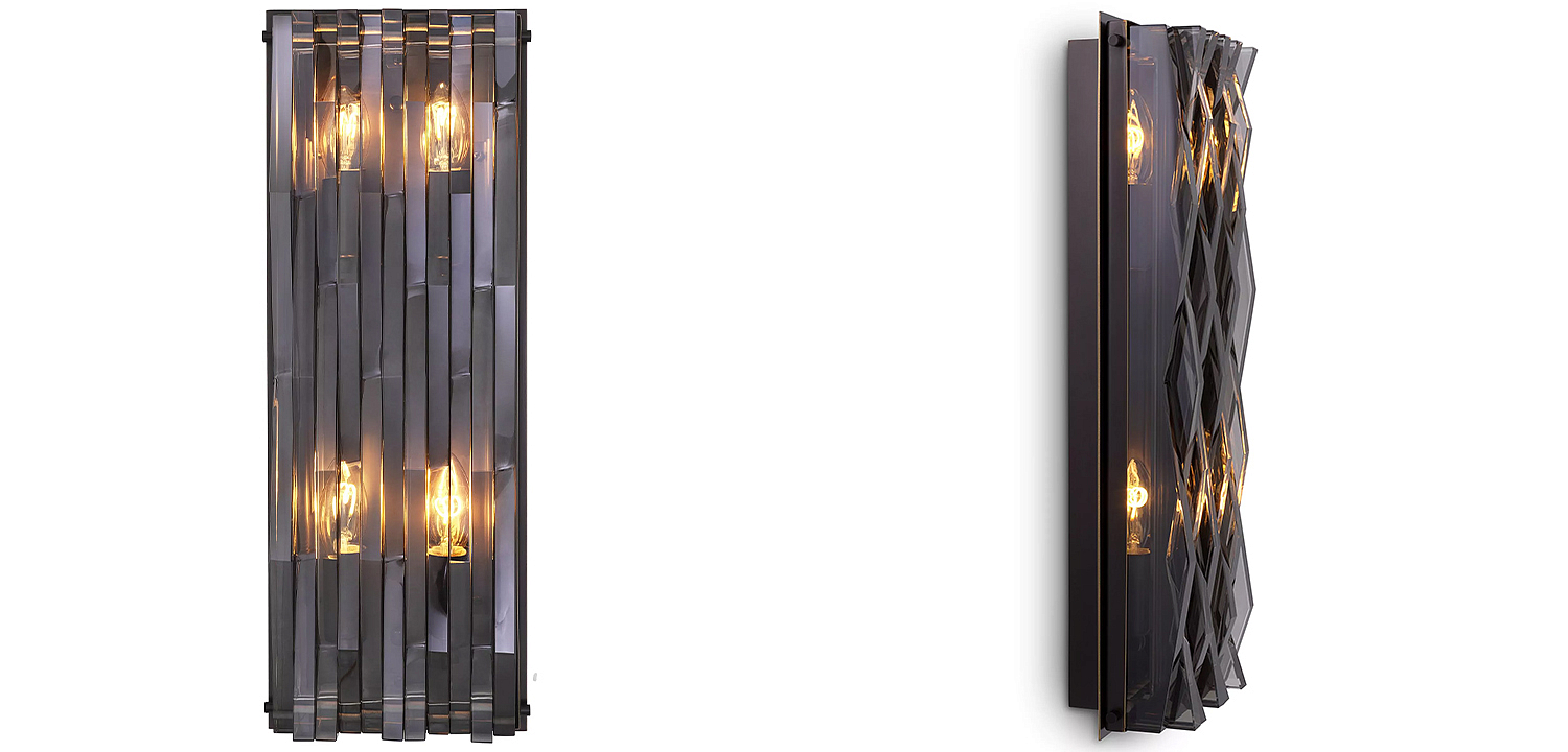 Бра Eichholtz Wall Lamp Nuvola L Smoke Бра Eichholtz Wall Lamp Nuvola L Smoke - Loft-Concept в Саратове