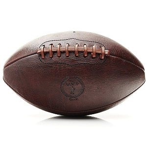 Мяч для регби RETRO HERITAGE BROWN LEATHER FOOTBALL