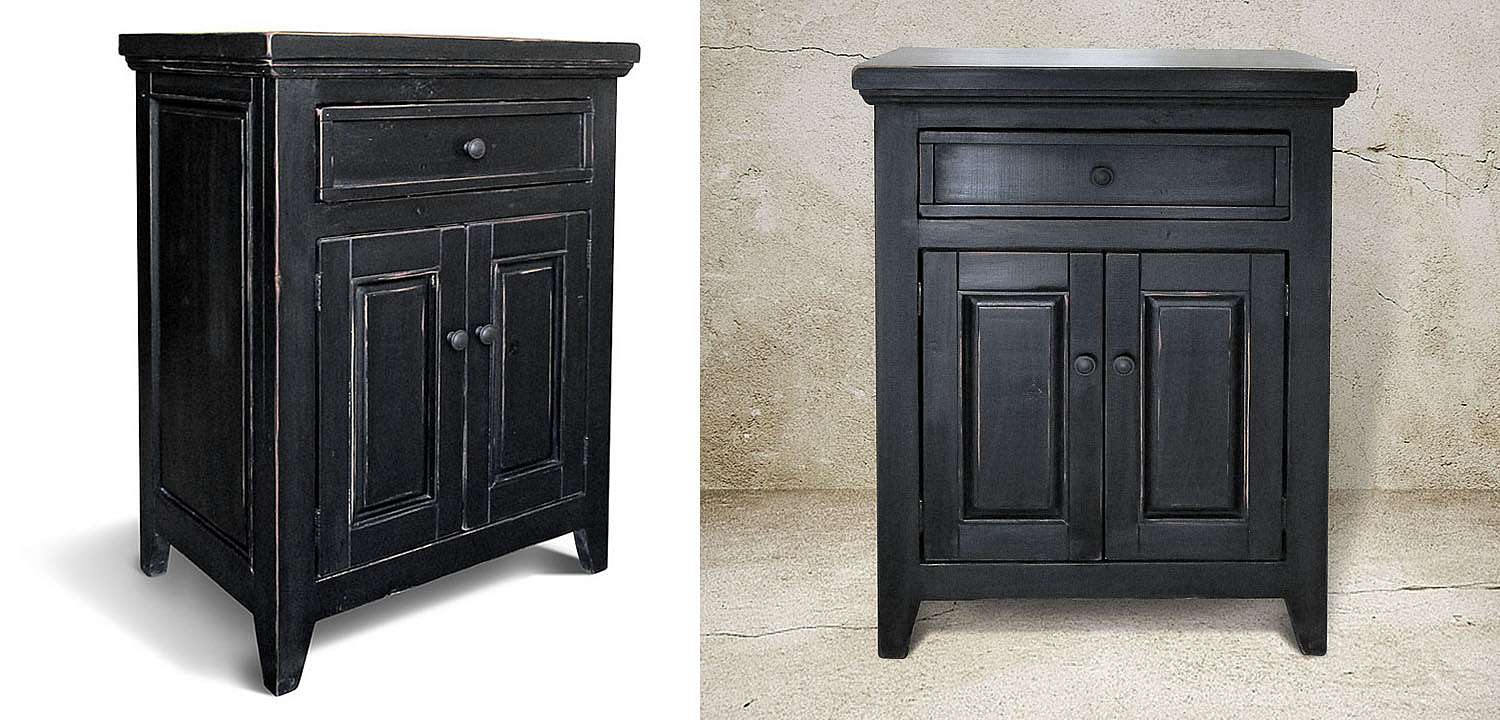 Комод в стиле прованс Geronimo Provence HARMONIE Weathered Charcoal Черный Комод в стиле прованс Geronimo Provence HARMONIE Weathered Charcoal Черный - Loft-Concept в Саратове