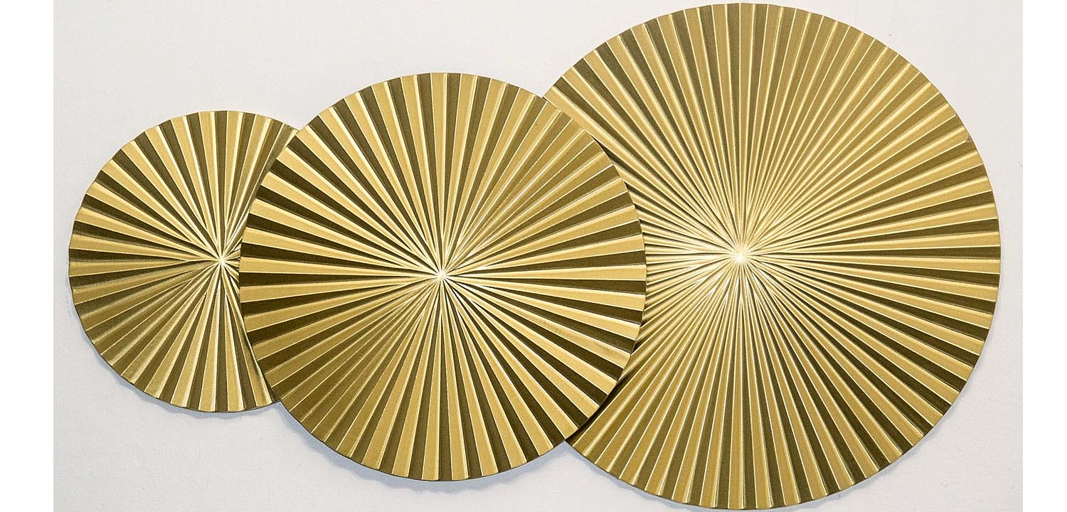Арт-объект Apollo Gold Wall Plaque Disc 3 Арт-объект Apollo Gold Wall Plaque Disc 3 - Loft-Concept в Саратове