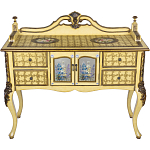 Комод деревянный Illustration of flowers варинант исполнения - 1 | Loft Concept в Саратове