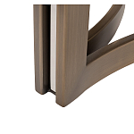 Столик журнальный с круглой мраморной столешницей Unique Stone Design варинант исполнения - 6 | Loft Concept в Саратове