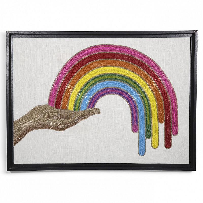 Панно Jonathan Adler RAINBOW BEADED WALL ART Мульти в Саратове | Loft Concept 