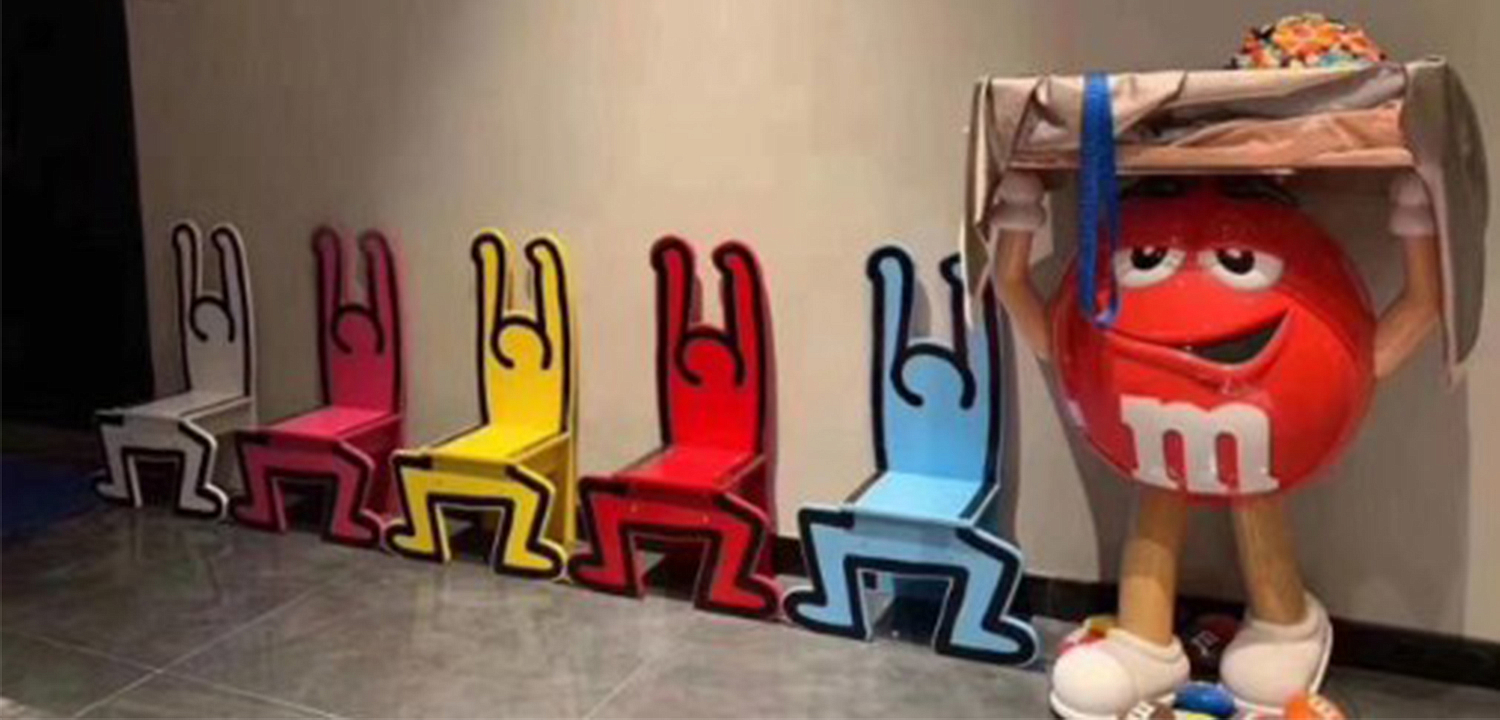 Детский стул Chaise Keith Haring Dancer Vilac Голубой Детский стул Chaise Keith Haring Dancer Vilac Голубой - Loft-Concept в Саратове