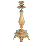 Подсвечник из фарфора с бронзовыми элементами Eden Garden варинант исполнения - 1 | Loft Concept в Саратове