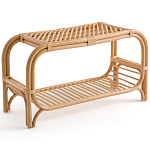 Скамья для прихожей из стеблей ротанга Willa Rattan Bench варинант исполнения - 1 | Loft Concept в Саратове