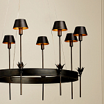 Люстра круглая со светодиодными лампами Innovation варинант исполнения - 5 | Loft Concept в Саратове