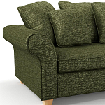 Мебельная ткань Шенилл зеленый цвет 138 см T4-22 варинант исполнения - 7 | Loft Concept в Саратове