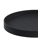 Cross W поднос из массива дуба чёрного цвета варинант исполнения - 1 | Loft Concept в Саратове