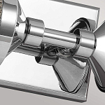 Бра для ванных комнат горизонтальное с 2-мя прозрачными рифлеными цилиндрическими плафонами Feiss варинант исполнения - 3 | Loft Concept в Саратове