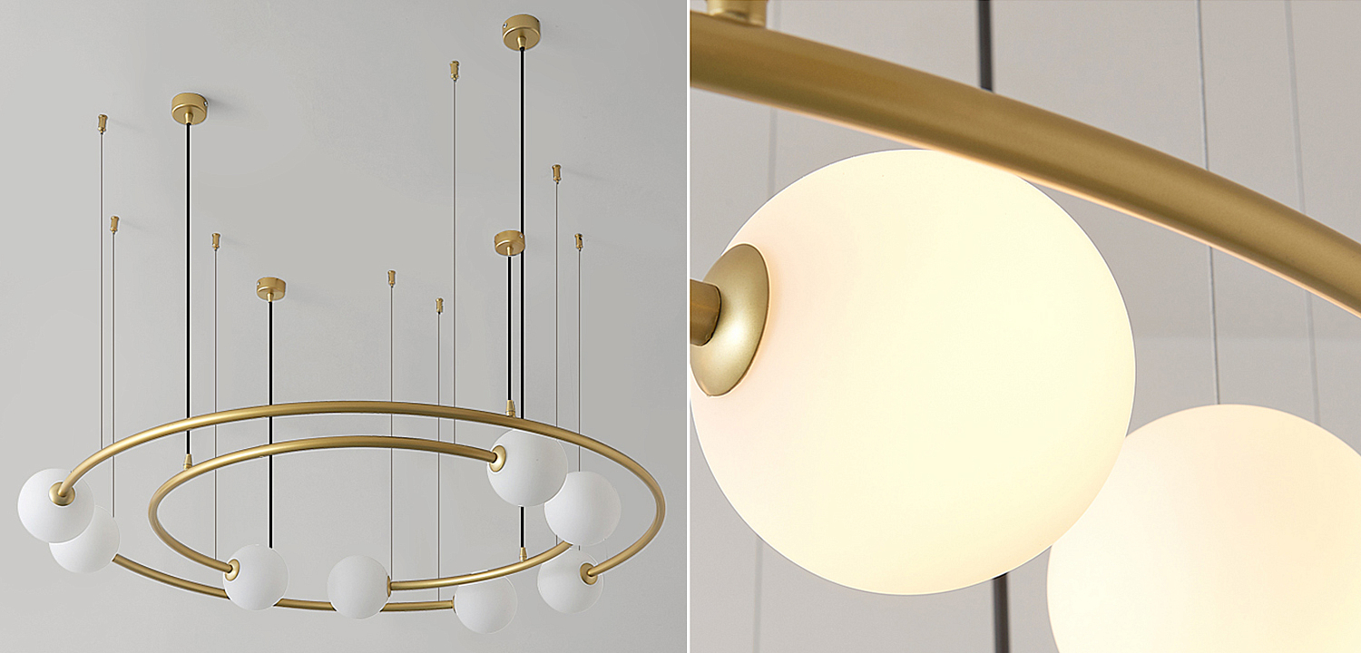 Люстра PLANETARY Ring Gold Люстра PLANETARY Ring Gold - Loft-Concept в Саратове