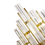 Бра стеклянное с золотым каркасом Luxxu Modern варинант исполнения - 1 | Loft Concept в Саратове