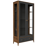 Витрина стеклянная из массива бука Tasteful Furniture варинант исполнения - 1 | Loft Concept в Саратове