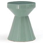 Приставной стол из керамики Manufacto Gray-green варинант исполнения - 1 | Loft Concept в Саратове