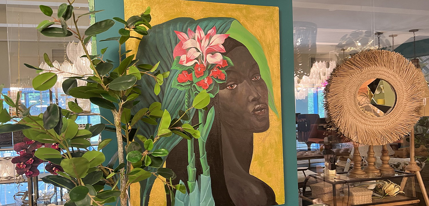 Картина Tropical Girl Картина Tropical Girl - Loft-Concept в Саратове