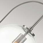 Подвесной светильник с прозрачным плафоном в форме шара в арочной подвеске Hinkley варинант исполнения - 16 | Loft Concept в Саратове