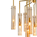 Люстра со стеклянными цилиндрическими плафонами Luminous Cylinders Amber варинант исполнения - 4 | Loft Concept в Саратове