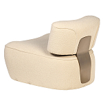 Кресло бежевое без подлокотников с обивкой из ткани букле Space of Freedom варинант исполнения - 2 | Loft Concept в Саратове