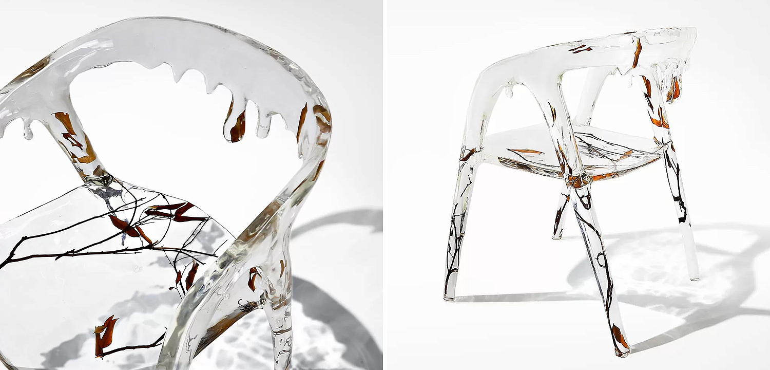 Стул из прозрачного акрила Crystal Waterfall Armchair Стул из прозрачного акрила Crystal Waterfall Armchair - Loft-Concept в Саратове