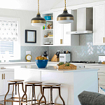 Подвесной светильник с круглым белым плафоном в индустриальном стиле Feiss варинант исполнения - 8 | Loft Concept в Саратове