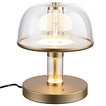 Настольная лампа с плафоном из акрила и металлическим основанием Blanton 23 варинант исполнения - 2 | Loft Concept в Саратове