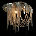 Бра с металиическими цепочками и дугообразными элементами Atlantis Chain варинант исполнения - 6 | Loft Concept в Саратове