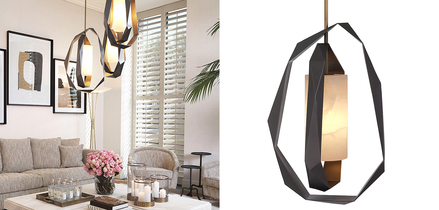 Подвесной светильник Eichholtz Chandelier Santos Double Подвесной светильник Eichholtz Chandelier Santos Double - Loft-Concept в Саратове