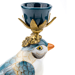 Фарфоровый подсвечник с птицей Eden Garden варинант исполнения - 4 | Loft Concept в Саратове