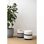 Пуф с плетеной светло-бежевой обивкой Serene Holidays варинант исполнения - 4 | Loft Concept в Саратове