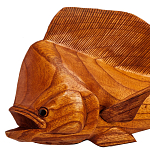 Статуэтка деревянная в виде рыбы Fish of the World варинант исполнения - 2 | Loft Concept в Саратове