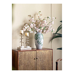 Ваза высокая с зелеными цветочными и птичьими мотивами Vase Inspired by Nature варинант исполнения - 5 | Loft Concept в Саратове