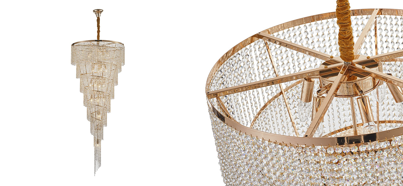 Хрустальная люстра Crystal Art Bronze D70 см Хрустальная люстра Crystal Art Bronze D70 см - Loft-Concept в Саратове