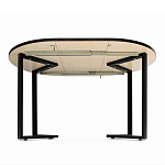 Стол обеденный раздвижной со столешницей белый мрамор Magali варинант исполнения - 5 | Loft Concept в Саратове