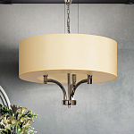 Люстра подвесная с цилиндрическим абажуром кремового цвета Natural Concepts варинант исполнения - 3 | Loft Concept в Саратове