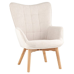 Белое кресло на ножках из массива CORDELIA варинант исполнения - 1 | Loft Concept в Саратове