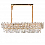 Люстра овальная с хрустальными подвесками Gorgeous Crystal Light варинант исполнения - 3 | Loft Concept в Саратове