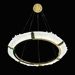 Люстра в форме кольца с цветочным декором Warm Heavenly Light варинант исполнения - 1 | Loft Concept в Саратове