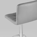 Барный стул с сиденьем серого цвета Honory варинант исполнения - 6 | Loft Concept в Саратове