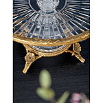 Чаша из прозрачного стекла с фигурками разноцветных попугаев на ободке 38 Eden Garden варинант исполнения - 4 | Loft Concept в Саратове